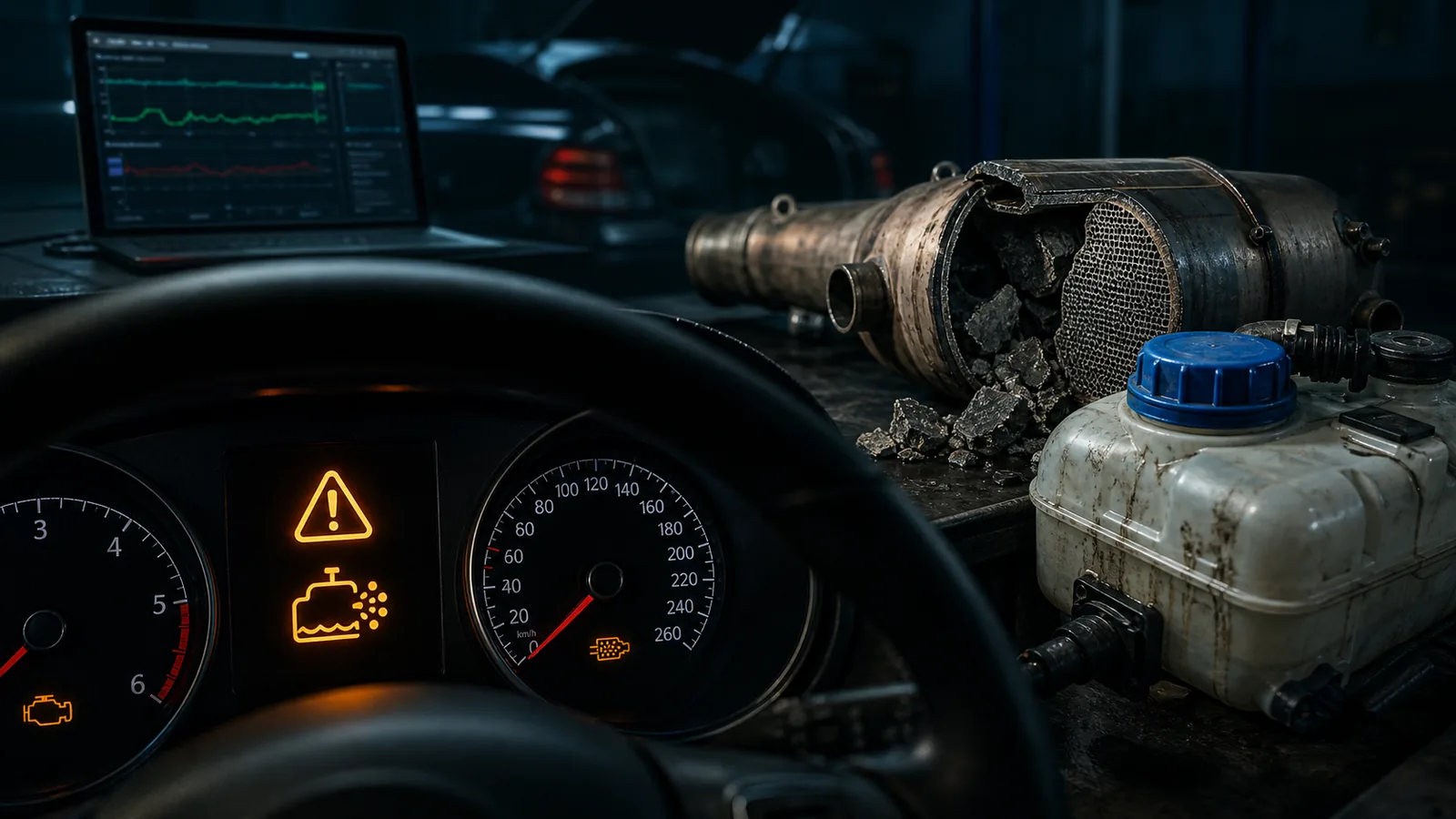 P20EE awaria AdBlue SCR odliczanie kilometrów Cube Eco